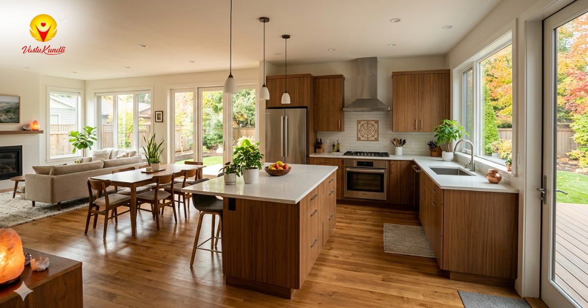 Open Kitchen Vastu Problems in USA and Canada