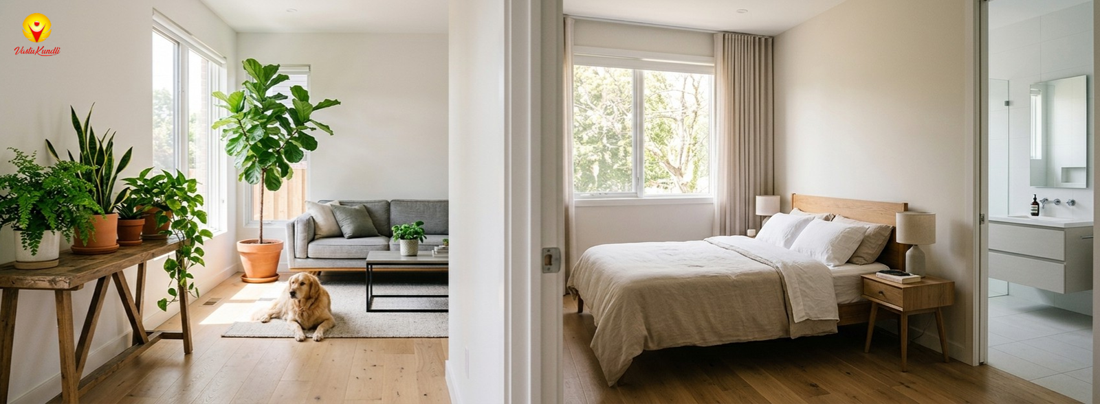 Avoid Placing Plants in Bedrooms and Bathrooms